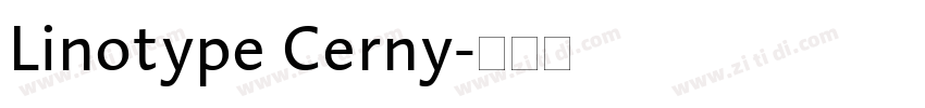 Linotype Cerny字体转换